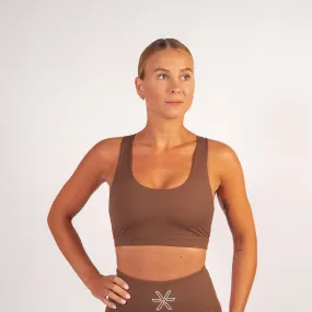 Frappe Stripe Sports Bra