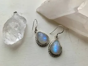 Moonstone Gala Earrings - Teardrop