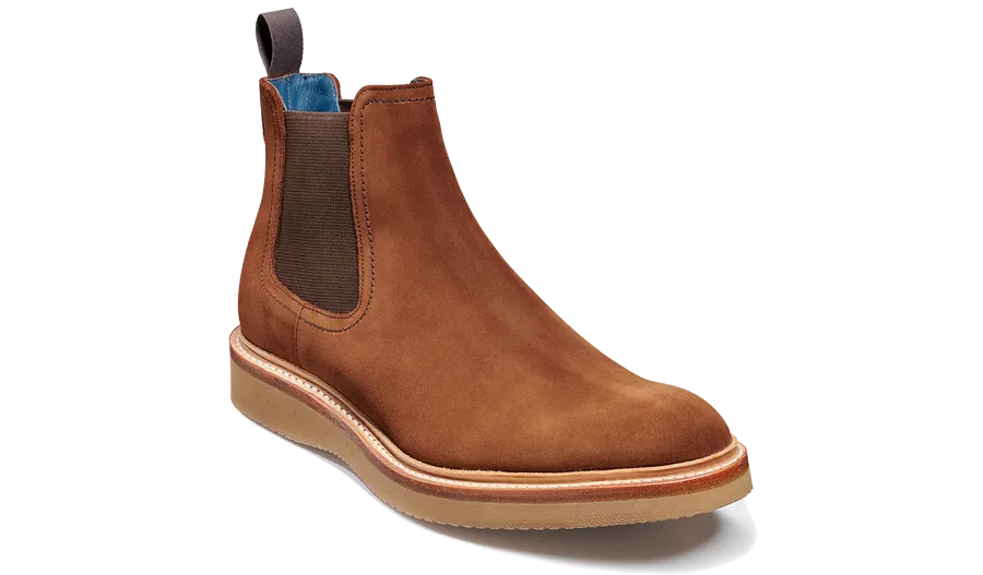 Barker Fred Chelsea Boot  - Old Snuff Suede