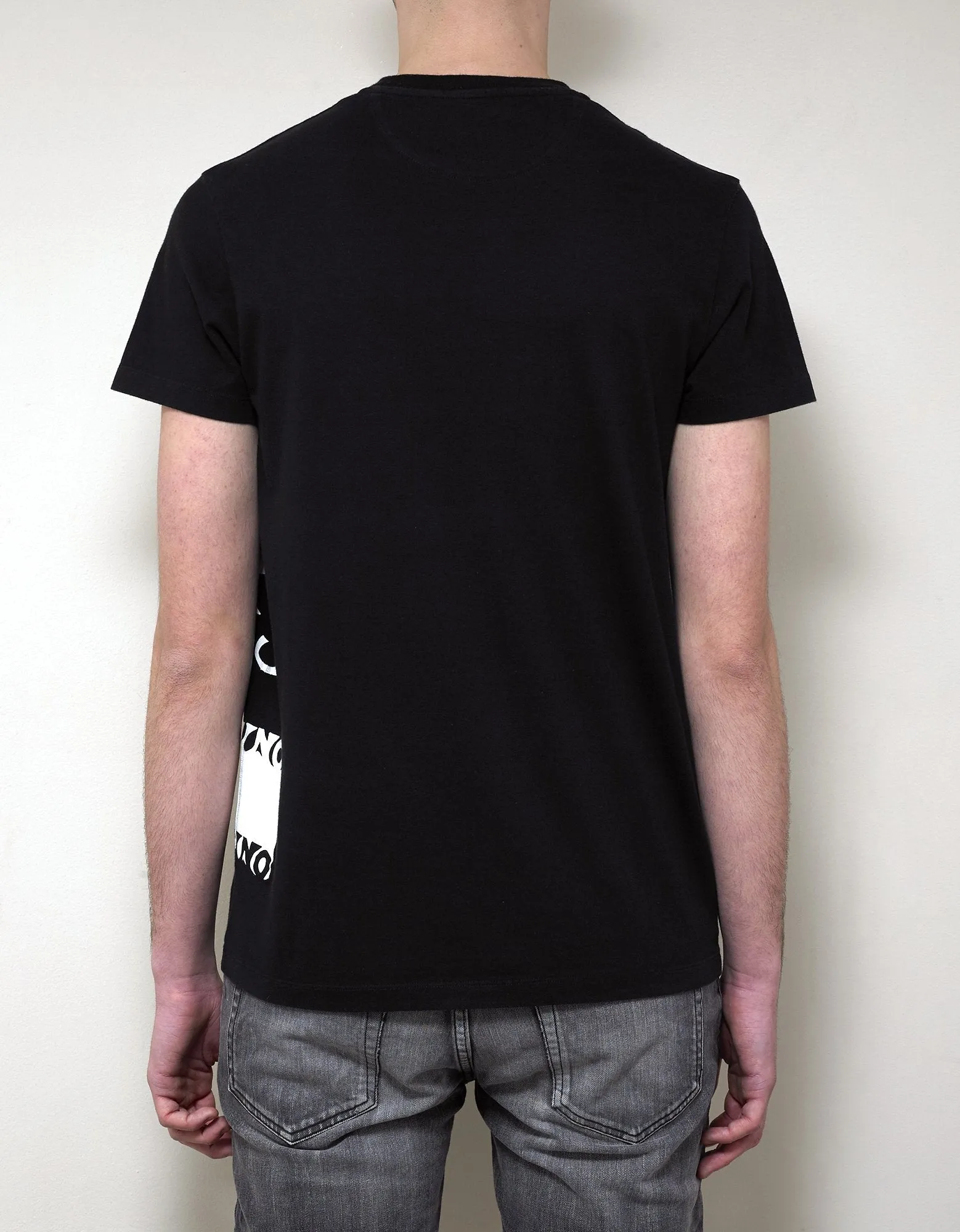 Black Logo Tree Print T-Shirt