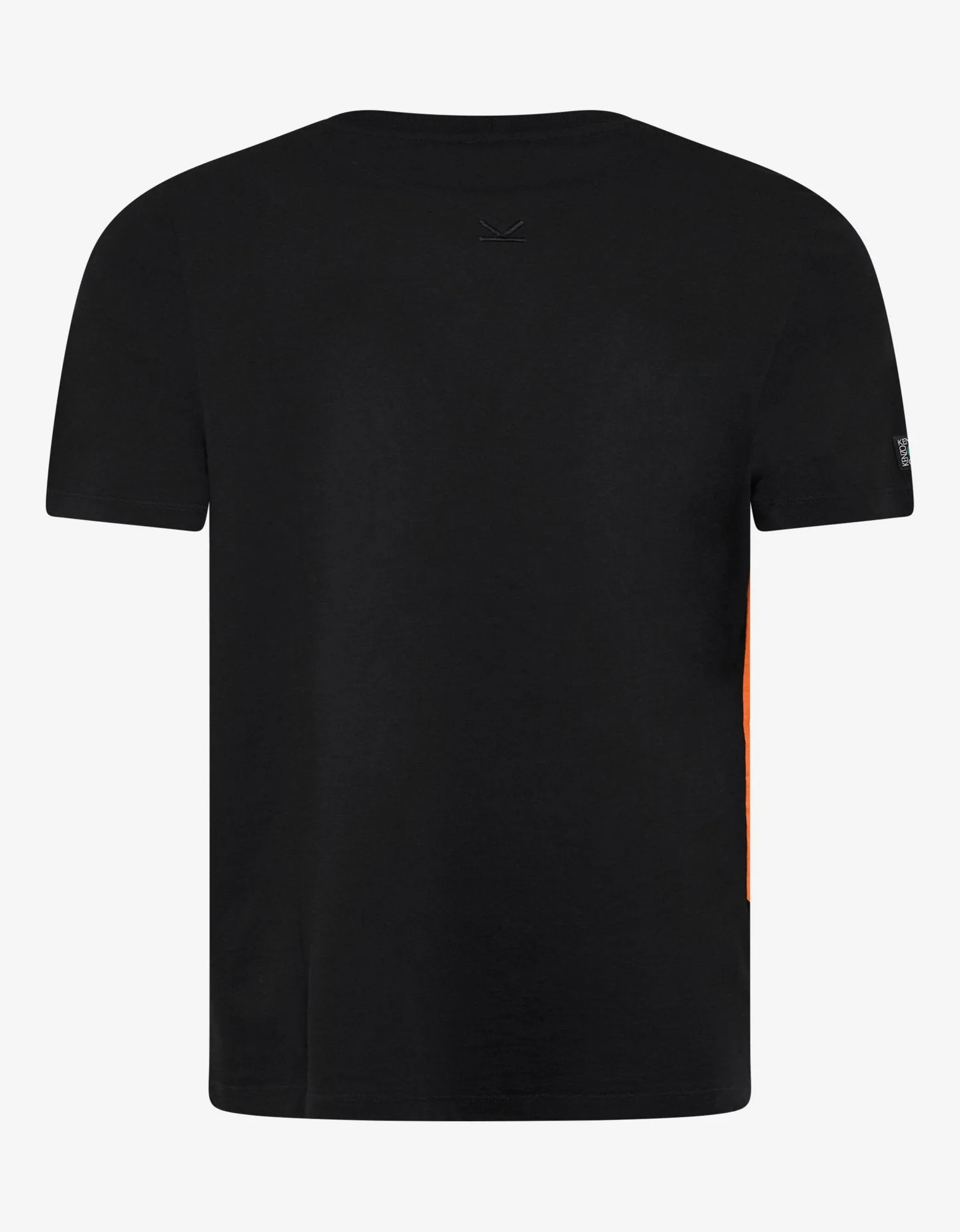 Black Orange Circle Print T-Shirt