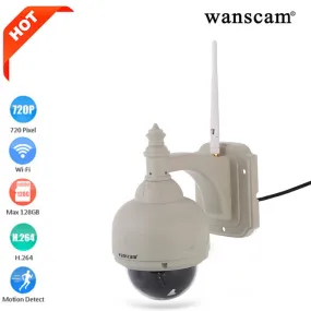 CCTV Wanscam Megapixe Waterproof Security Camera Pan/Tilt Dome