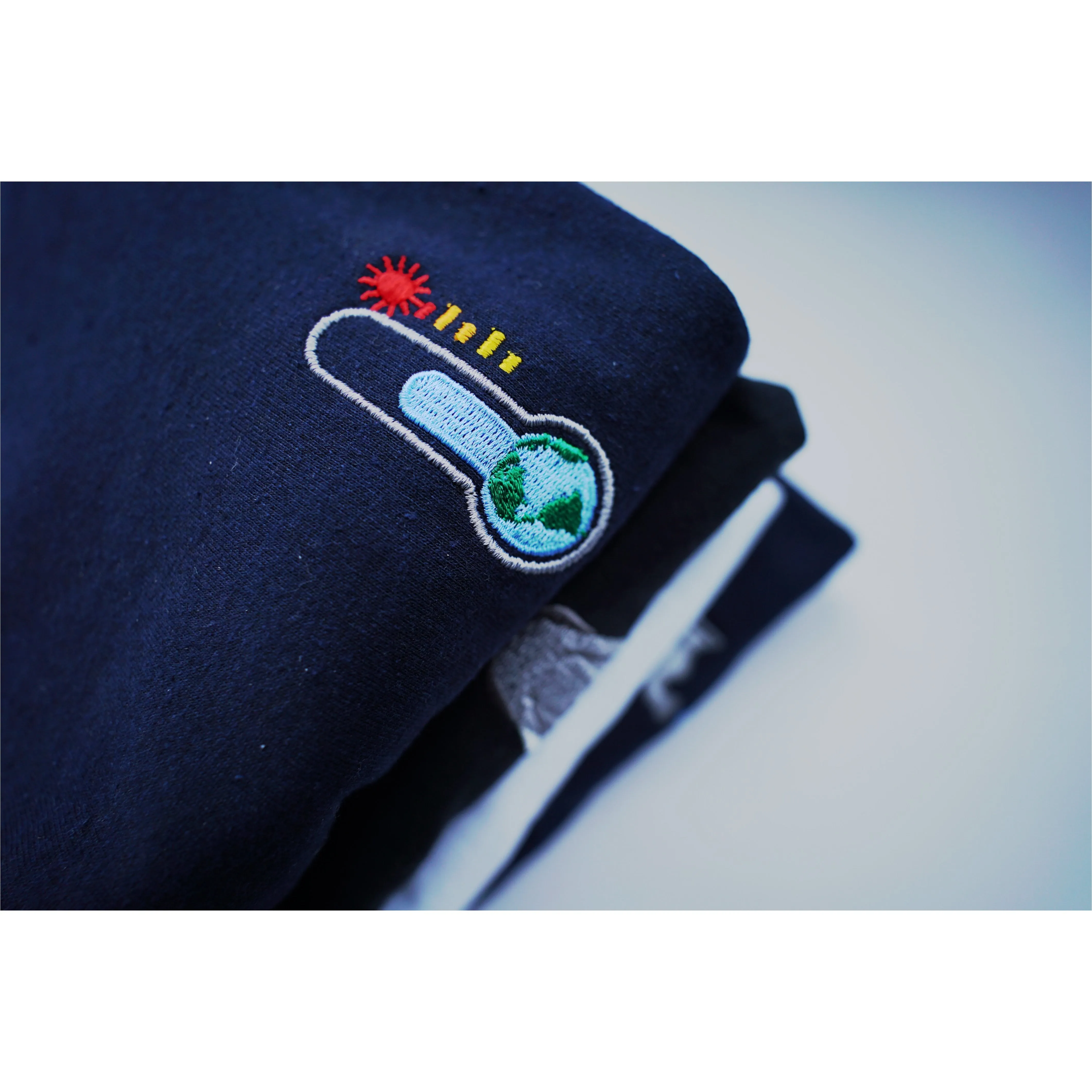 Climate Unisex Long Sleeve Tee in Navy