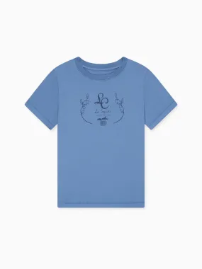 Dusty Blue Rafael Kids T-Shirt