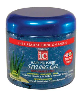 FANTASIA Hair Polisher Styling Gel Blue 16 oz.