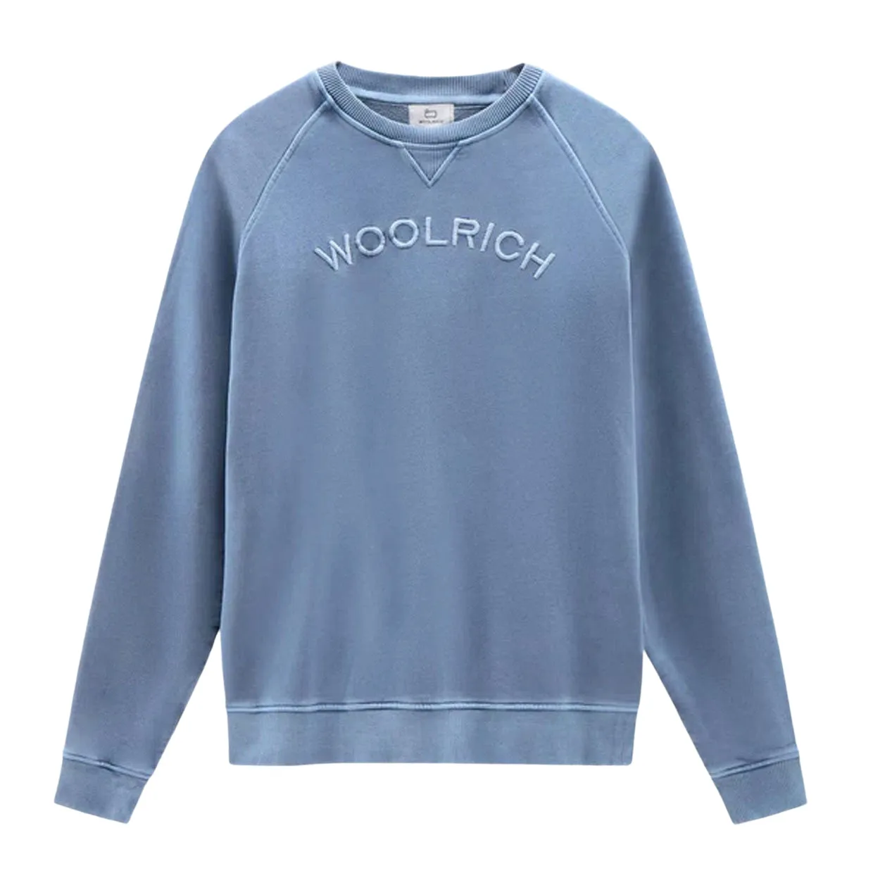 Felpa Uomo Woolrich Varsity Azzurro