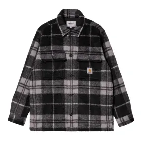 Giacca-Camicia Uomo Carhartt Manning Shirt Jac Nero / Grigio