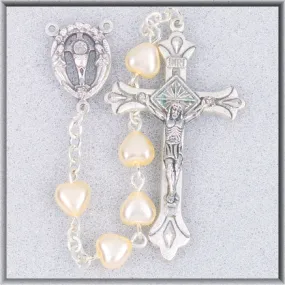 Heart Shape First Communion Rosary