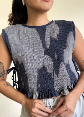 helen bib, reverse dyed - navy