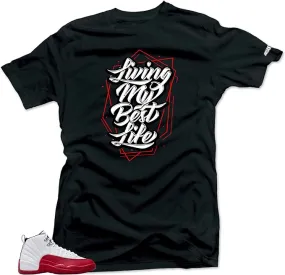 Shirt to Match Jordan 12 Cherry - My Best Life