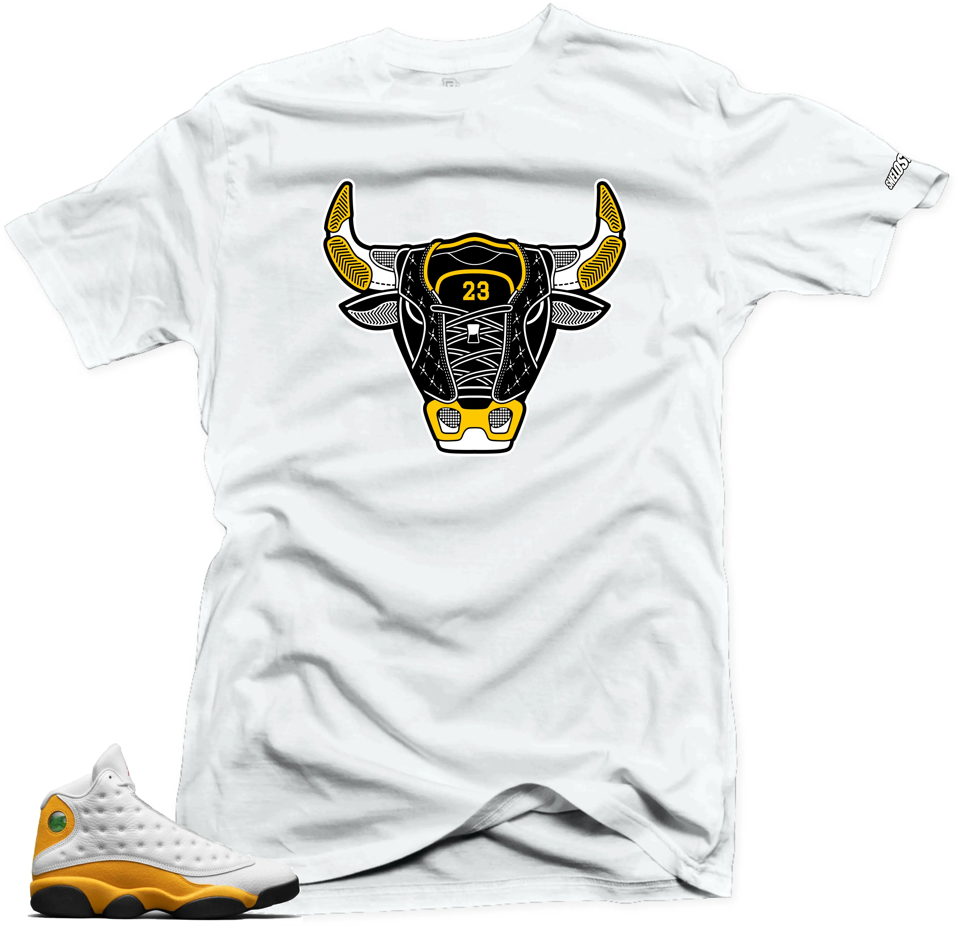 Shirt To Match Jordan 13 Del Sol -Bull 13 Sneaker Tees