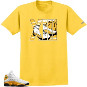 Shirt To Match Jordan 13 Del Sol -Snelos XIII Sneaker Tees