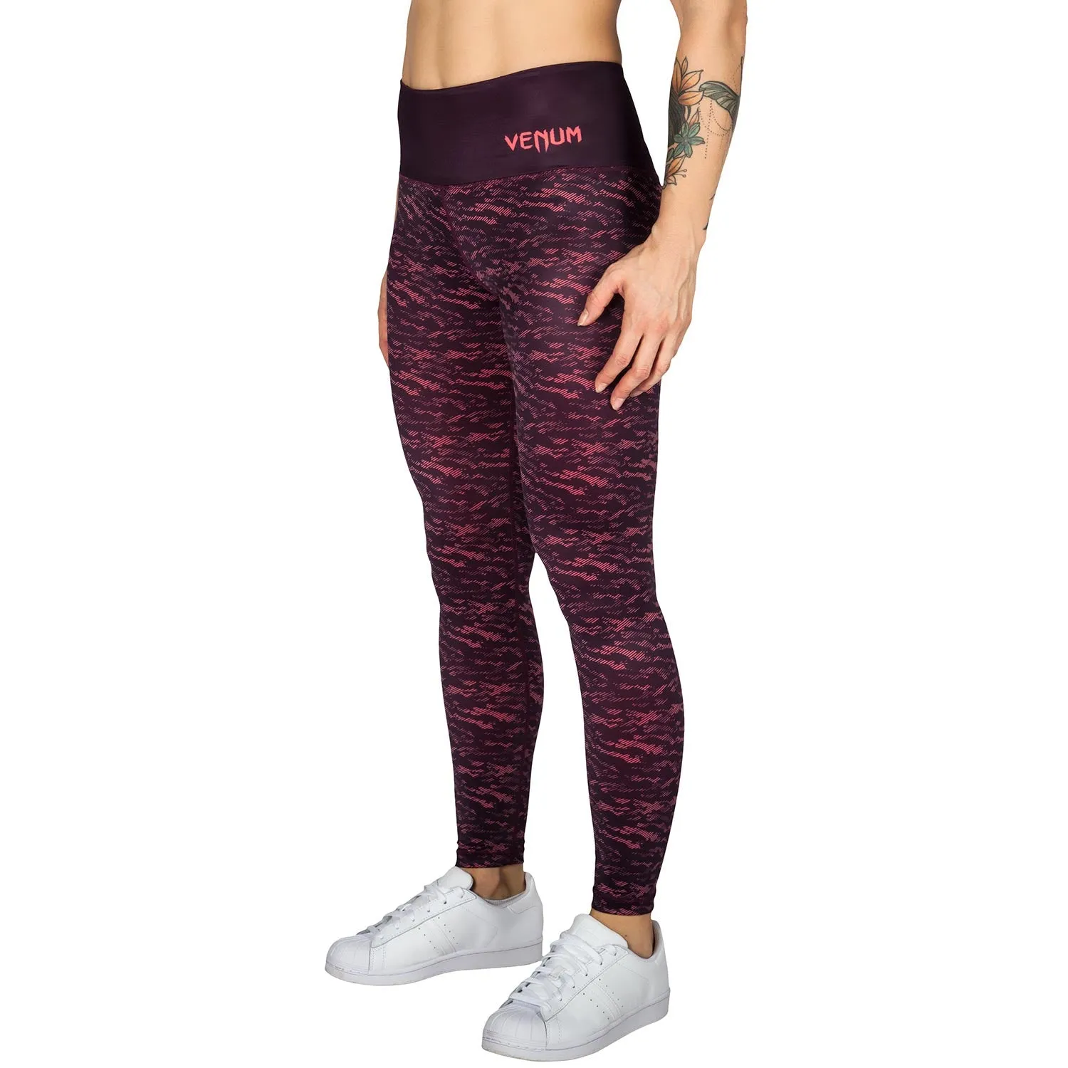 Venum Camoline Leggings - Black/Coral